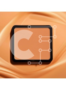 Σετ των 2 Intra Συλλεκτικό Ξύλινο Παζλ Plywood  4mm - Εκπληκτική μπεζ παλέτα μακιγιάζ με χρυσές πινελιές Σε Ξύλινο Κουτί - Διαστάσεις: 10x10 cm – 25 κομμάτια