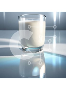 Σετ των 2 Intra Συλλεκτικό Ξύλινο Παζλ Plywood  4mm - Δροσιστικό ποτήρι γάλα σε ένα τραπέζι Σε Ξύλινο Κουτί - Διαστάσεις: 10x10 cm – 25 κομμάτια