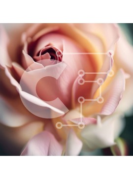 Intra Συλλεκτικό Ξύλινο Παζλ Plywood  4mm - Όμορφη κοντινή φωτογραφία ενός ροζ τριαντάφυλλου με απαλό φωτισμό Σε Ξύλινο Κουτί - Διαστάσεις: 10x10 cm – 25 κομμάτια