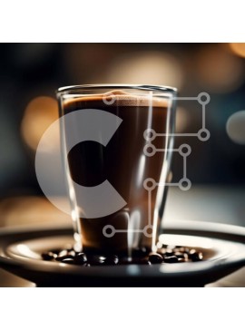 Σετ των 2 Intra Συλλεκτικό Ξύλινο Παζλ Plywood  4mm - Νόστιμη ζεστή σοκολάτα με σαντιγί σε πιατάκι Σε Ξύλινο Κουτί - Διαστάσεις: 10x10 cm – 25 κομμάτια