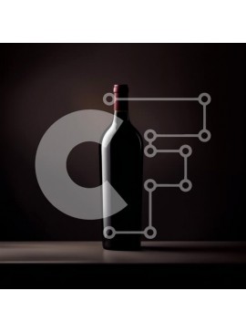 Σετ των 2 Intra Συλλεκτικό Ξύλινο Παζλ Plywood  4mm - Όμορφη εικόνα του μπουκαλιού κόκκινου κρασιού σε δωμάτιο με χαμηλό φωτισμό Σε Ξύλινο Κουτί - Διαστάσεις: 10x10 cm – 25 κομμάτια