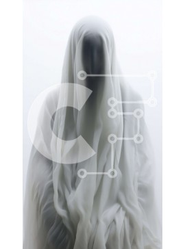 Intra Συλλεκτικό Ξύλινο Παζλ Plywood  4mm - Μυστηριώδης Φιγούρα με μανδύα Σε Ξύλινο Κουτί - Διαστάσεις Puzzle: 10x10 cm – 25 κομμάτια