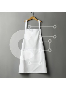 Σετ των 2 Intra Συλλεκτικό Ξύλινο Παζλ Plywood  4mm - Λευκή ποδιά με μπροστινή τσέπη Σε Ξύλινο Κουτί - Διαστάσεις: 10x10 cm – 25 κομμάτια