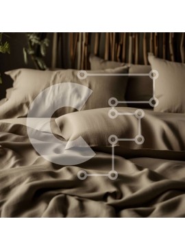 Intra Συλλεκτικό Ξύλινο Παζλ Plywood  4mm - Άνετο υπνοδωμάτιο με ξύλινο κεφαλάρι και φυτό Σε Ξύλινο Κουτί - Διαστάσεις Puzzle: 10x10 cm – 25 κομμάτια