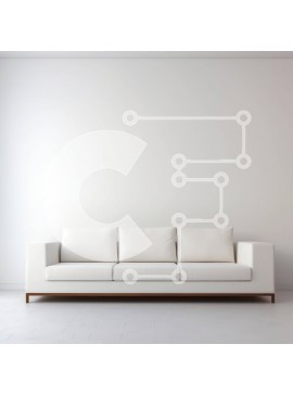 Intra Συλλεκτικό Ξύλινο Παζλ Plywood  4mm - Λευκός δερμάτινος καναπές σε κενό δωμάτιο Σε Ξύλινο Κουτί - Διαστάσεις Puzzle: 10x10 cm – 25 κομμάτια