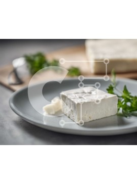 Σετ των 2 Intra Συλλεκτικό Ξύλινο Παζλ Plywood  4mm - Πιάτο τυριού με γαρνιτούρα μαϊντανού Σε Ξύλινο Κουτί - Διαστάσεις: 10x10 cm – 25 κομμάτια