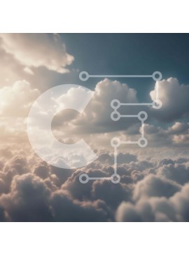 Intra Συλλεκτικό Ξύλινο Παζλ Plywood  4mm - Αεροφωτογραφία των σύννεφων και των αεροπλάνων Σε Ξύλινο Κουτί - Διαστάσεις Puzzle: 10x10 cm – 25 κομμάτια