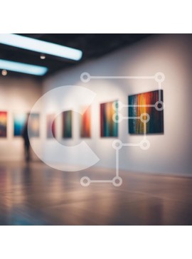 Intra Συλλεκτικό Ξύλινο Παζλ Plywood  4mm - Μοντέρνα και αφηρημένη τέχνη σε ένα λευκό δωμάτιο Σε Ξύλινο Κουτί - Διαστάσεις Puzzle: 10x10 cm – 25 κομμάτια