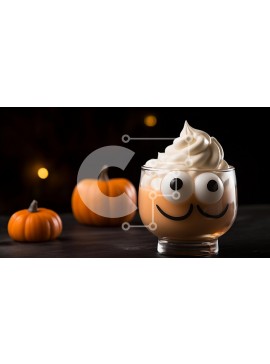 Σετ των 2 Intra Συλλεκτικό Ξύλινο Παζλ Plywood  4mm - Ρόφημα κολοκύθας σαντιγί Σε Ξύλινο Κουτί - Διαστάσεις: 10x10 cm – 25 κομμάτια