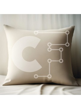 Intra Συλλεκτικό Ξύλινο Παζλ Plywood  4mm - Άνετο και μινιμαλιστικό υπνοδωμάτιο με μπεζ μαξιλάρι σε λευκό κρεβάτι Σε Ξύλινο Κουτί - Διαστάσεις Puzzle: 10x10 cm – 25 κομμάτια