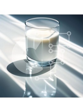 Σετ των 2 Intra Συλλεκτικό Ξύλινο Παζλ Plywood  4mm - Δροσιστικό ποτήρι γάλα με φως του ήλιου Σε Ξύλινο Κουτί - Διαστάσεις: 10x10 cm – 25 κομμάτια