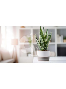 Intra Συλλεκτικό Ξύλινο Παζλ Plywood  4mm - Φυτό σε γλάστρα στο σαλόνι Σε Ξύλινο Κουτί - Διαστάσεις Puzzle: 10x10 cm – 25 κομμάτια