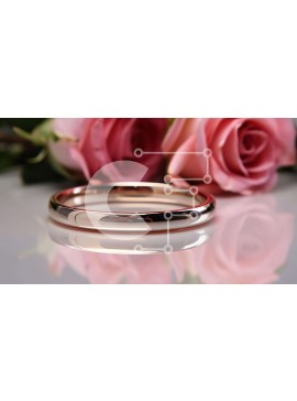 Intra Συλλεκτικό Ξύλινο Παζλ Plywood  4mm - Χρυσή μπάντα γάμου και ροζ τριαντάφυλλα Σε Ξύλινο Κουτί - Διαστάσεις Puzzle: 10x10 cm – 25 κομμάτια