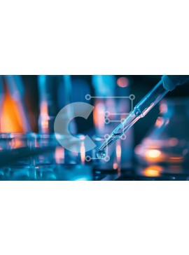 Intra Συλλεκτικό Ξύλινο Παζλ Plywood  4mm - Άτομο που εργάζεται σε ένα εργαστήριο με όργανα και ποτήρια Σε Ξύλινο Κουτί - Διαστάσεις Puzzle: 10x10 cm – 25 κομμάτια