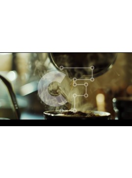 Σετ των 2 Intra Συλλεκτικό Ξύλινο Παζλ Plywood  4mm - Φλιτζάνι καφέ και ζεστά ροφήματα στον ατμό Σε Ξύλινο Κουτί - Διαστάσεις: 10x10 cm – 25 κομμάτια