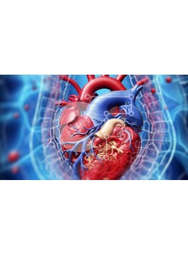 Intra Συλλεκτικό Ξύλινο Παζλ Plywood  4mm - Λεπτομερής εικόνα της ανθρώπινης καρδιάς και της ανατομίας της Σε Ξύλινο Κουτί - Διαστάσεις Puzzle: 10x10 cm – 25 κομμάτια