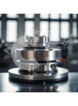 Intra Συλλεκτικό Ξύλινο Παζλ Plywood  4mm - Βιομηχανική μηχανή από ανοξείδωτο χάλυβα στο τραπέζι Σε Ξύλινο Κουτί - Διαστάσεις Puzzle: 10x10 cm – 25 κομμάτια