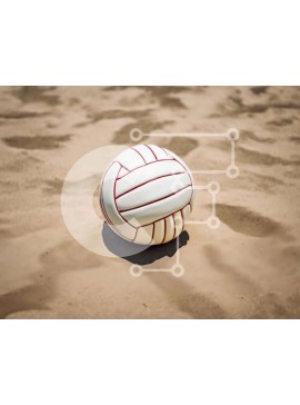 Intra Συλλεκτικό Ξύλινο Παζλ Plywood  4mm - Βόλεϊ στην παραλία Σε Ξύλινο Κουτί - Διαστάσεις Puzzle: 10x10 cm – 25 κομμάτια