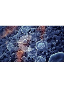 Intra Συλλεκτικό Ξύλινο Παζλ Plywood  4mm - Περίπλοκη εικόνα των βιολογικών κυττάρων και των συνδέσεών τους Σε Ξύλινο Κουτί - Διαστάσεις Puzzle: 10x10 cm – 25 κομμάτια