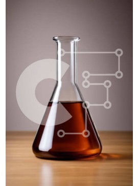 Intra Συλλεκτικό Ξύλινο Παζλ Plywood  4mm - Φιάλη γεμάτη με σκούρο καφέ υγρό σε ημιτελές ξύλινο τραπέζι Σε Ξύλινο Κουτί - Διαστάσεις Puzzle: 10x10 cm – 25 κομμάτια