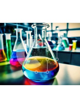 Intra Συλλεκτικό Ξύλινο Παζλ Plywood  4mm - Εργαστήριο Χημείας με ποτήρια και δοκιμαστικούς σωλήνες Σε Ξύλινο Κουτί - Διαστάσεις Puzzle: 10x10 cm – 25 κομμάτια