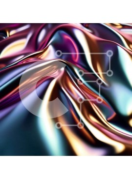 Σετ των 2 Intra Συλλεκτικό Ξύλινο Παζλ Plywood  4mm - Πολυτελές Μεταλλικό Ύφασμα σε Αποχρώσεις του Μωβ και του Ροζ Σε Ξύλινο Κουτί - Διαστάσεις: 10x10 cm – 25 κομμάτια