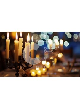 Intra Συλλεκτικό Ξύλινο Παζλ Plywood  4mm - Κομψή τραπεζαρία με αναμμένα κεριά Σε Ξύλινο Κουτί - Διαστάσεις Puzzle: 10x10 cm – 25 κομμάτια