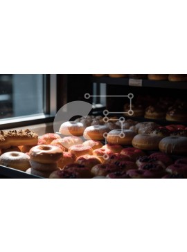 Σετ των 2 Intra Συλλεκτικό Ξύλινο Παζλ Plywood  4mm - Μια εκθαμβωτική επίδειξη γλασαρισμένων, σε σκόνη και ντόνατς ζάχαρης κανέλας Σε Ξύλινο Κουτί - Διαστάσεις: 10x10 cm – 25 κομμάτια