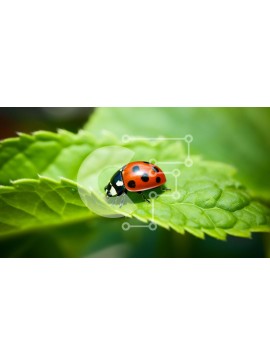 Intra Συλλεκτικό Ξύλινο Παζλ Plywood  4mm - Πασχαλίτσα στα πράσινα φύλλα Σε Ξύλινο Κουτί - Διαστάσεις: 10x10 cm – 25 κομμάτια