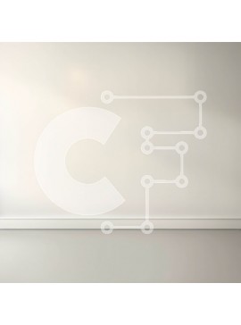 Intra Συλλεκτικό Ξύλινο Παζλ Plywood  4mm - Μινιμαλιστικός κενός λευκός τοίχος με ξύλινο πλαίσιο και καρφί Σε Ξύλινο Κουτί - Διαστάσεις Puzzle: 10x10 cm – 25 κομμάτια