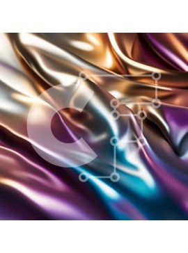 Σετ των 2 Intra Συλλεκτικό Ξύλινο Παζλ Plywood  4mm - Σαγηνευτική εικόνα από μεταλλικό ύφασμα με λαμπερό μοτίβο Σε Ξύλινο Κουτί - Διαστάσεις: 10x10 cm – 25 κομμάτια