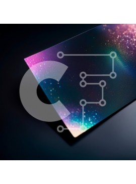 Intra Συλλεκτικό Ξύλινο Παζλ Plywood  4mm - Πανέμορφη αφηρημένη εικόνα από λαμπερά αστέρια και νεφελώματα Σε Ξύλινο Κουτί - Διαστάσεις Puzzle: 10x10 cm – 25 κομμάτια