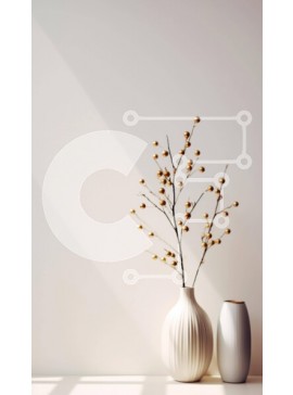 Intra Συλλεκτικό Ξύλινο Παζλ Plywood  4mm - Απλή και Κομψή Σύνθεση Βάζου για Κατοικιακούς και Εμπορικούς Χώρους Σε Ξύλινο Κουτί - Διαστάσεις Puzzle: 10x10 cm – 25 κομμάτια