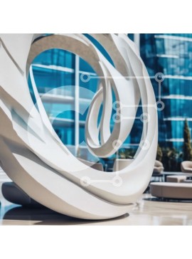 Intra Συλλεκτικό Ξύλινο Παζλ Plywood  4mm - Λευκό γλυπτό σε εσωτερικό χώρο Σε Ξύλινο Κουτί - Διαστάσεις Puzzle: 10x10 cm – 25 κομμάτια