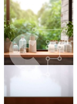 Intra Συλλεκτικό Ξύλινο Παζλ Plywood  4mm - Πάγκος κουζίνας με ξύλινη επιφάνεια και θέα στο παράθυρο Σε Ξύλινο Κουτί - Διαστάσεις Puzzle: 10x10 cm – 25 κομμάτια