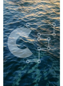 Σετ των 2 Intra Συλλεκτικό Ξύλινο Παζλ Plywood  4mm - Εκπληκτικό ηλιοβασίλεμα πάνω από τον ωκεανό με βάρκες στον ορίζοντα Σε Ξύλινο Κουτί - Διαστάσεις: 10x10 cm – 25 κομμάτια