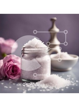 Σετ των 2 Intra Συλλεκτικό Ξύλινο Παζλ Plywood  4mm - Βάζο θαλασσινό αλάτι με ροζ τριαντάφυλλα - Έννοια ομορφιάς και περιποίησης δέρματος Σε Ξύλινο Κουτί - Διαστάσεις: 10x10 cm – 25 κομμάτια