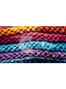 Σετ των 2 Intra Συλλεκτικό Ξύλινο Παζλ Plywood  4mm - Ζωντανή και πολύχρωμη πλεξούδα νήματος Σε Ξύλινο Κουτί - Διαστάσεις: 10x10 cm – 25 κομμάτια