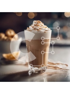 Σετ των 2 Intra Συλλεκτικό Ξύλινο Παζλ Plywood  4mm - Φλιτζάνι καφέ με σαντιγί και λεμόνι Σε Ξύλινο Κουτί - Διαστάσεις: 10x10 cm – 25 κομμάτια