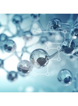 Intra Συλλεκτικό Ξύλινο Παζλ Plywood  4mm - Κοντινή όψη του μορίου με άτομα άνθρακα, υδρογόνου και οξυγόνου Σε Ξύλινο Κουτί - Διαστάσεις Puzzle: 10x10 cm – 25 κομμάτια