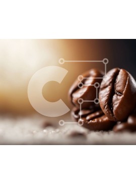 Σετ των 2 Intra Συλλεκτικό Ξύλινο Παζλ Plywood  4mm - Κοντινό πλάνο από φρεσκοψημένους κόκκους καφέ Σε Ξύλινο Κουτί - Διαστάσεις: 10x10 cm – 25 κομμάτια