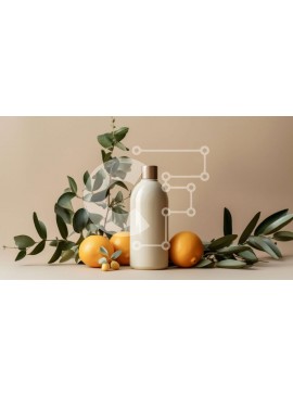 Σετ των 2 Intra Συλλεκτικό Ξύλινο Παζλ Plywood  4mm - Φρέσκο ​​και φυσικό καθαριστικό σώματος με λεμόνι και πράσινα φύλλα Σε Ξύλινο Κουτί - Διαστάσεις: 10x10 cm – 25 κομμάτια