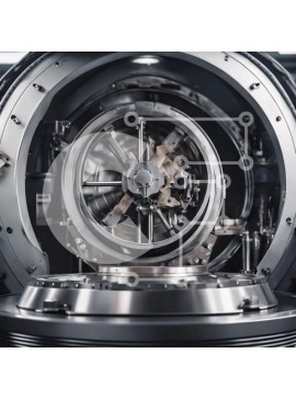 Intra Συλλεκτικό Ξύλινο Παζλ Plywood  4mm - Μηχανή με ανοιχτά μέρη που αποκαλύπτουν την εσωτερική λειτουργία Σε Ξύλινο Κουτί - Διαστάσεις Puzzle: 10x10 cm – 25 κομμάτια