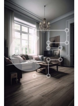 Intra Συλλεκτικό Ξύλινο Παζλ Plywood  4mm - Κομψό σαλόνι με γκρι τοίχους και φυσικό φως Σε Ξύλινο Κουτί - Διαστάσεις Puzzle: 10x10 cm – 25 κομμάτια