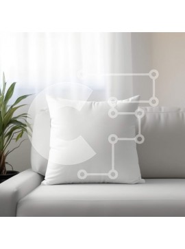 Intra Συλλεκτικό Ξύλινο Παζλ Plywood  4mm - Λευκό μαξιλάρι σε γκρίζο καναπέ στο σαλόνι Σε Ξύλινο Κουτί - Διαστάσεις Puzzle: 10x10 cm – 25 κομμάτια