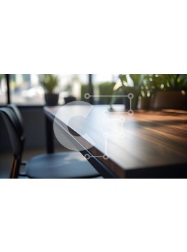 Intra Συλλεκτικό Ξύλινο Παζλ Plywood  4mm - Ξύλινο τραπέζι με μαύρες καρέκλες και διάφορα είδη Σε Ξύλινο Κουτί - Διαστάσεις Puzzle: 10x10 cm – 25 κομμάτια