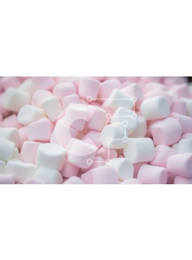 Σετ των 2 Intra Συλλεκτικό Ξύλινο Παζλ Plywood  4mm - Σωρός από ροζ και λευκά marshmallows Σε Ξύλινο Κουτί - Διαστάσεις: 10x10 cm – 25 κομμάτια