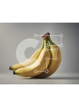 Σετ των 2 Intra Συλλεκτικό Ξύλινο Παζλ Plywood  4mm - Τρεις μπανάνες που κρέμονται από ένα μάτσο Σε Ξύλινο Κουτί - Διαστάσεις: 10x10 cm – 25 κομμάτια