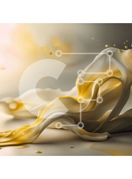 Intra Συλλεκτικό Ξύλινο Παζλ Plywood  4mm - Δονούμενη κινηματογράφηση σε πρώτο πλάνο του χυμένου κίτρινου υγρού Σε Ξύλινο Κουτί - Διαστάσεις Puzzle: 10x10 cm – 25 κομμάτια