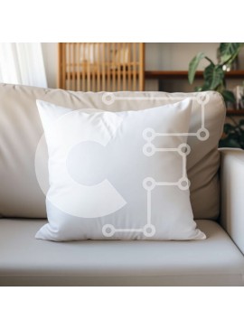 Intra Συλλεκτικό Ξύλινο Παζλ Plywood  4mm - Λευκό μαξιλάρι σε δερμάτινο καναπέ στο σαλόνι Σε Ξύλινο Κουτί - Διαστάσεις Puzzle: 10x10 cm – 25 κομμάτια